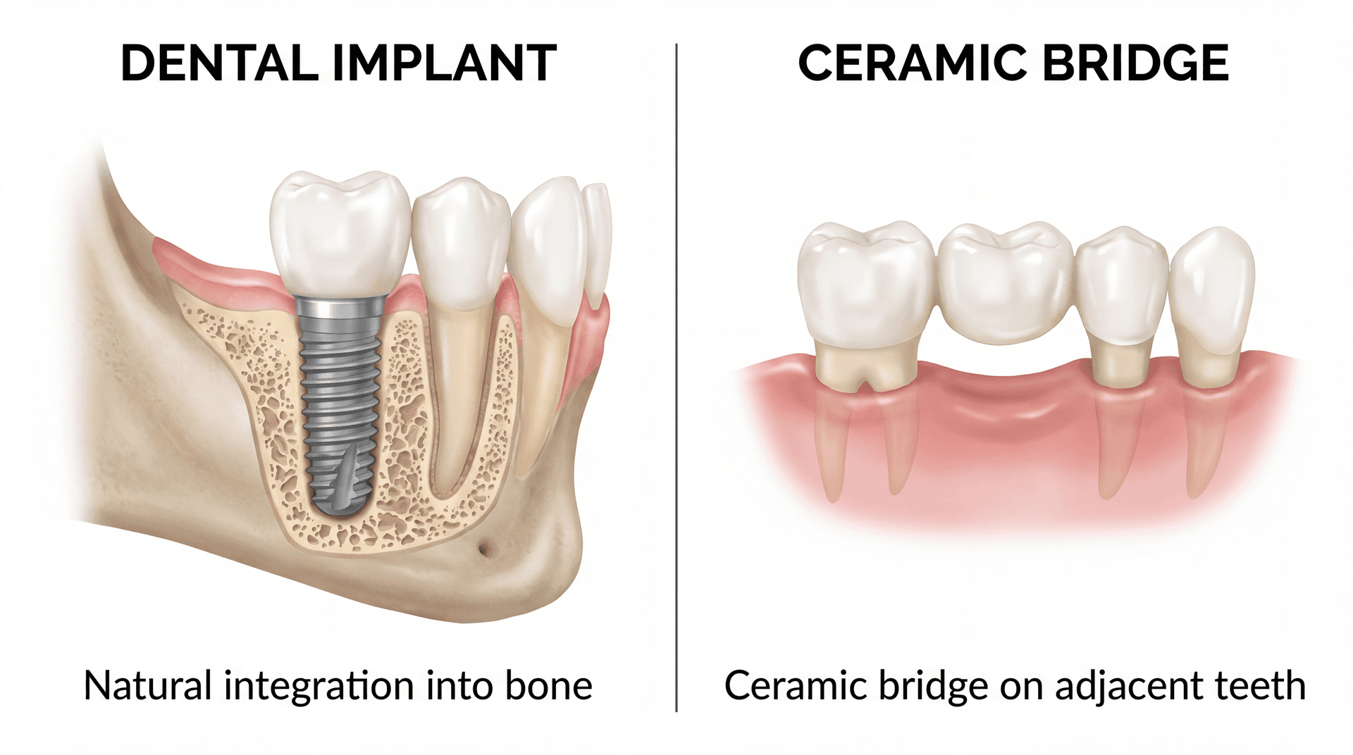Implant ou Bridge Dentaire à Casablanca : Comparatif Complet 2026